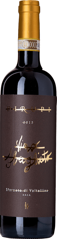 87,95 € Free Shipping | Red Wine Dirupi Vino Sbagliato D.O.C.G. Sforzato di Valtellina Lombardia Italy Nebbiolo Eco — Organic Bottle 75 cl