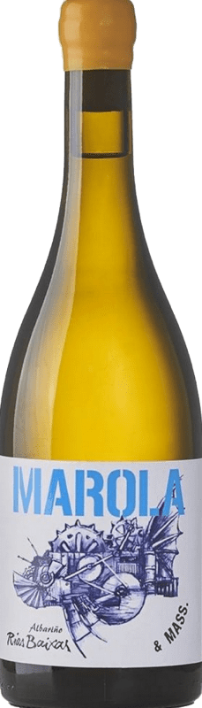 13,95 € Бесплатная доставка | Белое вино Atlantic Galician Marola & Mass D.O. Rías Baixas Галисия Испания Albariño — Альбариньо Бутылка 75 cl