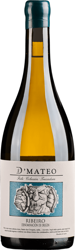 9,95 € Kostenloser Versand | Weißwein Atlantic Galician D'Mateo Colección — Kollektion D.O. Ribeiro Galizien Spanien Treixadura 75 cl