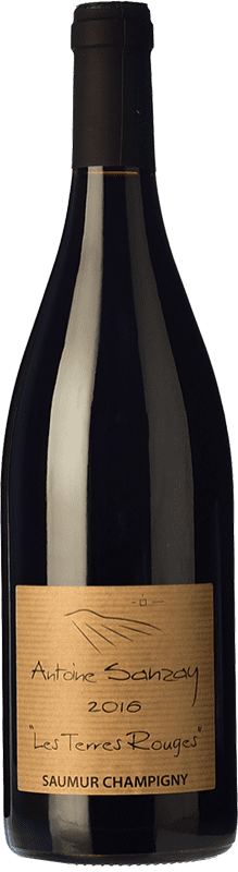 22,95 € Envio grátis | Vinho tinto Antoine Sanzay Les Terres Rouges Carvalho A.O.C. Saumur-Champigny Loire França Cabernet Franc Garrafa 75 cl