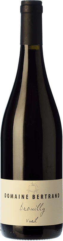 14,95 € Free Shipping | Red wine Bertrand Vuril Young A.O.C. Brouilly Beaujolais France Gamay Bottle 75 cl