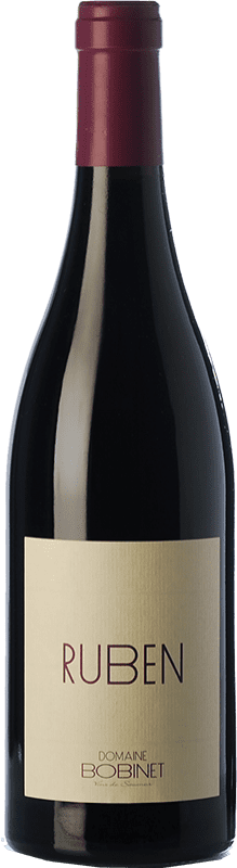 22,95 € Бесплатная доставка | Красное вино Bobinet Ruben Дуб A.O.C. Saumur-Champigny Луара Франция Cabernet Franc бутылка 75 cl