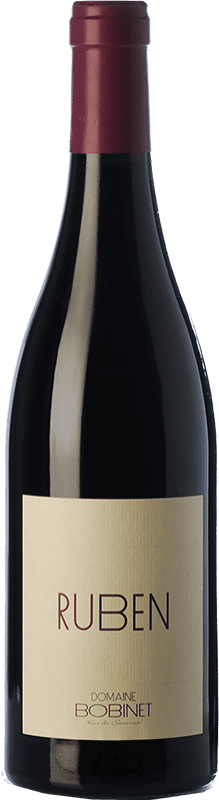 23,95 € Envío gratis | Vino Tinto Domaine Bobinet Ruben Roble A.O.C. Saumur-Champigny Loire Francia Cabernet Franc Eco — Ecológico 75 cl