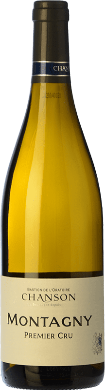 29,95 € Spedizione Gratuita | Vino Bianco Domaine Chanson 1er Premier Cru A.O.C. Montagny Borgogna Francia Chardonnay Bottiglia 75 cl