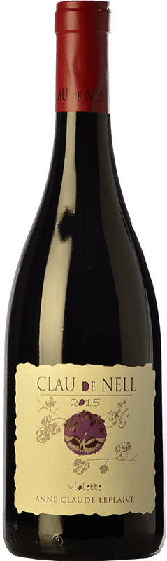 36,95 € Envío gratis | Vino tinto Clau de Nell Cuvée Violette Crianza A.O.C. Anjou Loire Francia Cabernet Sauvignon, Cabernet Franc Botella 75 cl