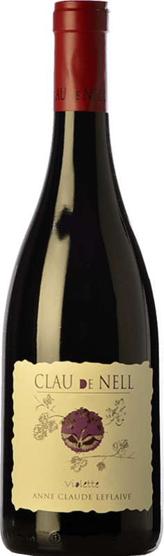 46,95 € Spedizione Gratuita | Vino Rosso Clau de Nell Violette Cuvée Crianza — Invecchiato in Botte A.O.C. Anjou Loire Francia Cabernet Sauvignon, Cabernet Franc Eco — Biologico Bottiglia 75 cl