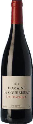 13,95 € Kostenloser Versand | Rotwein Courbissac Les Traverses Alterung I.G.P. Vin de Pays Languedoc Languedoc Frankreich Syrah, Grenache, Monastrell Flasche 75 cl
