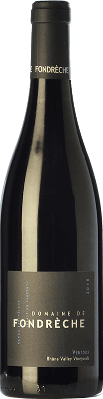 13,95 € Envoi gratuit | Vin Rouge Domaine de Fondrèche Chêne A.O.C. Côtes du Ventoux Rhône France Syrah, Garnacha — Grenache, Monastrell Bouteille 75 cl