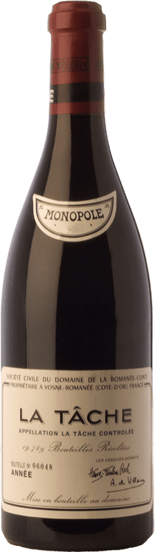 6 087,95 € 送料無料 | 赤ワイン Romanée-Conti A.O.C. La Tâche ブルゴーニュ フランス Pinot Noir — ピノ・ノワール 75 cl