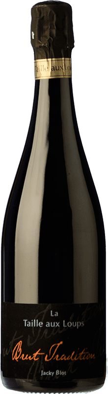 19,95 € 免费送货 | 白起泡酒 Taille Aux Loups Tradition 香槟 A.O.C. Touraine 卢瓦尔河 法国 Chenin White 瓶子 75 cl