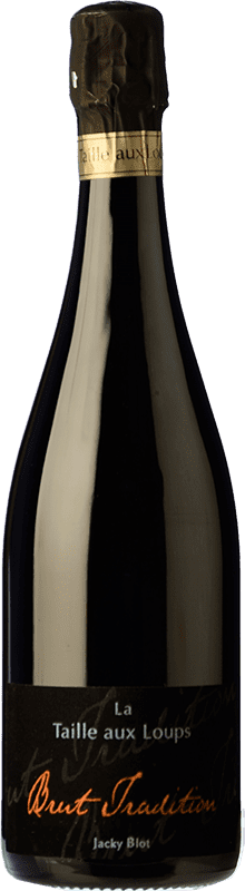 21,95 € Kostenloser Versand | Weißer Sekt Taille Aux Loups Brut — Herb Traditionell A.O.C. Touraine Loire Frankreich Chenin Flasche 75 cl
