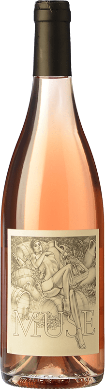14,95 € Бесплатная доставка | Розовое вино Domaine de l'Écu Muse Rose Молодой A.O.C. Muscadet-Sèvre et Maine Луара Франция Cabernet Sauvignon бутылка 75 cl