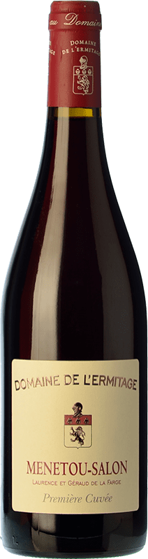 17,95 € Бесплатная доставка | Красное вино Domaine de l'Ermitage Première Cuvée Дуб A.O.C. Menetou-Salon Луара Франция Pinot Black бутылка 75 cl