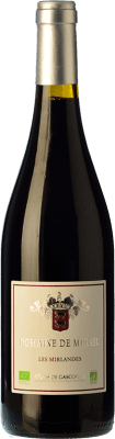 9,95 € Envío gratis | Vino Tinto Domaine de Mirail Les Mirlandes Joven I.G.P. Vin de Pays Côtes de Gascogne Francia Merlot, Cabernet Sauvignon Eco — Ecológico Botella 75 cl