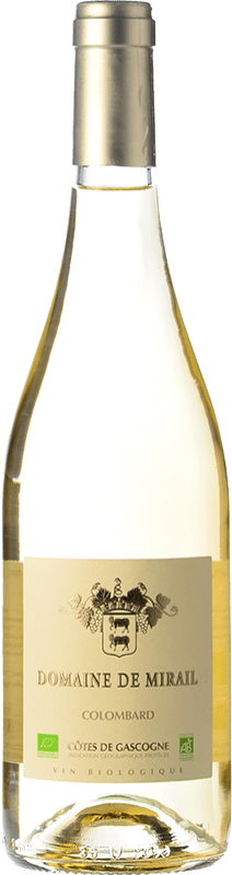 9,95 € 免费送货 | 白酒 Mirail Colombard I.G.P. Vin de Pays Côtes de Gascogne 法国 San Colombano 瓶子 75 cl