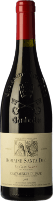 64,95 € Envio grátis | Vinho tinto Santa Duc La Crau Ouest Crianza A.O.C. Châteauneuf-du-Pape Rhône França Grenache Garrafa 75 cl