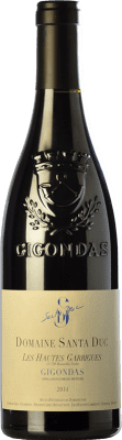 45,95 € Бесплатная доставка | Красное вино Santa Duc Les Hautes Garrigues старения A.O.C. Gigondas Рона Франция Grenache, Monastrell бутылка 75 cl