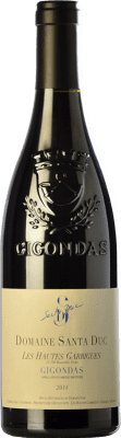 45,95 € 免费送货 | 红酒 Santa Duc Les Hautes Garrigues 岁 A.O.C. Gigondas 罗纳 法国 Grenache, Monastrell 瓶子 75 cl