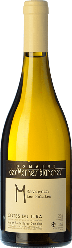 27,95 € Envoi gratuit | Vin Blanc Marnes Blanches Les Molates Ouillé Crianza A.O.C. Côtes du Jura Jura France Savagnin Eco — Biologique Bouteille 75 cl