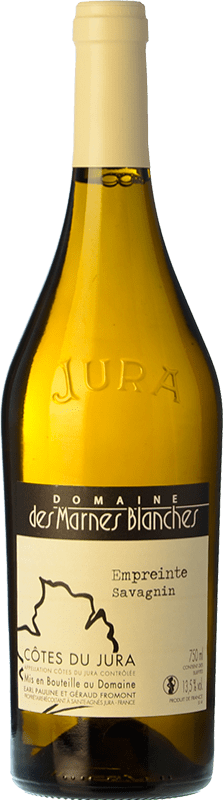 43,95 € Envío gratis | Vino blanco Marnes Blanches Empreinte Voile Crianza A.O.C. Côtes du Jura Jura Francia Savagnin Botella 75 cl