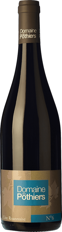 15,95 € Envio grátis | Vinho tinto Domaine des Pothiers Cuvée Nº 6 Carvalho A.O.C. Côte Roannaise Loire França Gamay Garrafa 75 cl
