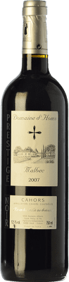 13,95 € Free Shipping | Red wine Domaine d'Homs Prestige Noir Young A.O.C. Cahors Piemonte France Malbec Bottle 75 cl