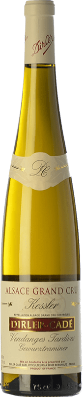 59,95 € Бесплатная доставка | Белое вино Dirlier-Cadé Kessler V. Tardives старения A.O.C. Alsace Grand Cru Эльзас Франция Gewürztraminer бутылка 75 cl