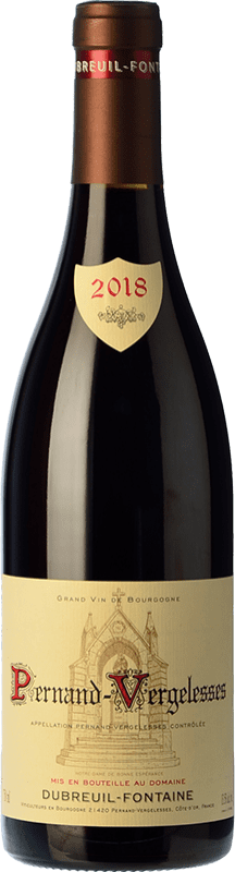 28,95 € 免费送货 | 红酒 Dubreuil-Fontaine Pernand Vergelesses 橡木 A.O.C. Côte de Beaune 勃艮第 法国 Pinot Black 瓶子 75 cl