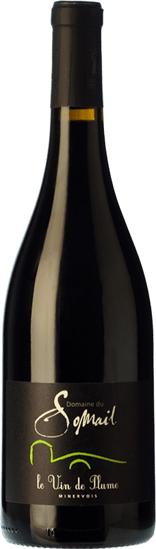 13,95 € Free Shipping | Red wine Domaine du Somail Le Vin de Plume Aged A.O.C. Minervois Languedoc France Syrah, Mourvèdre Bottle 75 cl