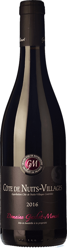 26,95 € Free Shipping | Red wine Gachot-Monot Aged A.O.C. Côte de Nuits-Villages Burgundy France Pinot Black Bottle 75 cl