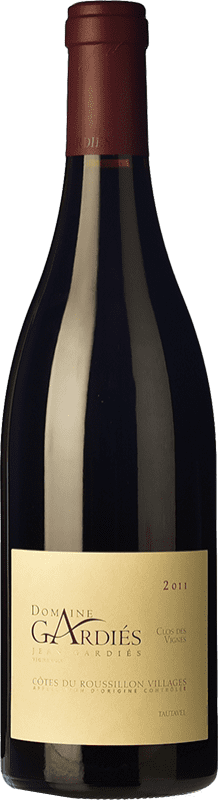 36,95 € 免费送货 | 红酒 Gardiès Clos des Vignes Rouge 岁 A.O.C. Côtes du Roussillon Villages 鲁西永 法国 Syrah, Grenache, Monastrell, Carignan 瓶子 75 cl
