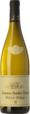 26,95 € 送料無料 | 白ワイン Guillot Broux Blanc 高齢者 A.O.C. Mâcon-Villages ブルゴーニュ フランス Chardonnay ボトル 75 cl