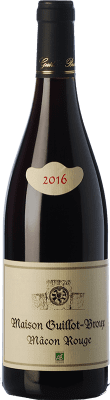 26,95 € 送料無料 | 赤ワイン Guillot-Broux Rouge オーク A.O.C. Mâcon ブルゴーニュ フランス Gamay ボトル 75 cl