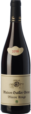 19,95 € Envio grátis | Vinho Tinto Guillot Broux Carvalho A.O.C. Mâcon Borgonha França Gamay Eco — Biológico 75 cl
