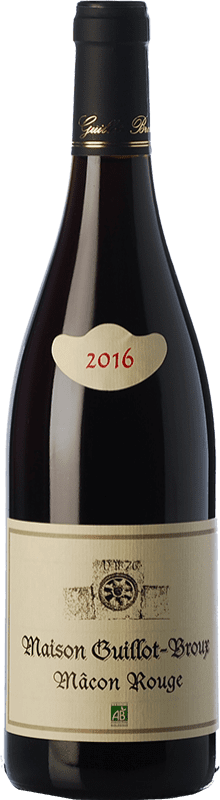 19,95 € Envoi gratuit | Vin rouge Guillot Broux Rouge Chêne A.O.C. Mâcon Bourgogne France Gamay Biologique Bouteille 75 cl