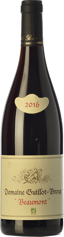 39,95 € Бесплатная доставка | Красное вино Guillot-Broux Mâcon-Cruzille Rouge Beaumont старения A.O.C. Mâcon Бургундия Франция Gamay бутылка 75 cl