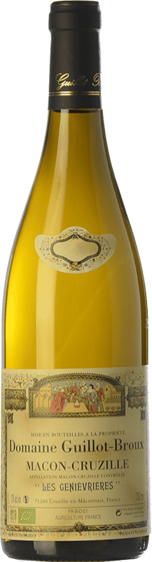 25,95 € Envoi gratuit | Vin Blanc Guillot Broux Geniévrières Crianza A.O.C. Mâcon-Cruzille Bourgogne France Chardonnay Eco — Biologique Bouteille 75 cl