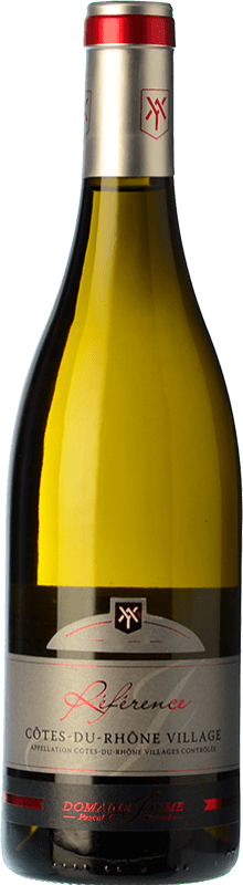 21,95 € Envio grátis | Vinho branco Domaine Jaume Référence Blanc Crianza A.O.C. Côtes du Rhône Villages Rhône França Grenache, Roussanne, Viognier, Marsanne, Clairette Blanche Garrafa 75 cl