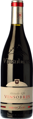 13,95 € 免费送货 | 红酒 Domaine Jaume Altitude 420 年轻的 A.O.C. Vinsobres 罗纳 法国 Syrah, Grenache 瓶子 75 cl