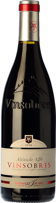 12,95 € Free Shipping | Red wine Jaume Altitude 420 Young A.O.C. Vinsobres Rhône France Syrah, Grenache Bottle 75 cl