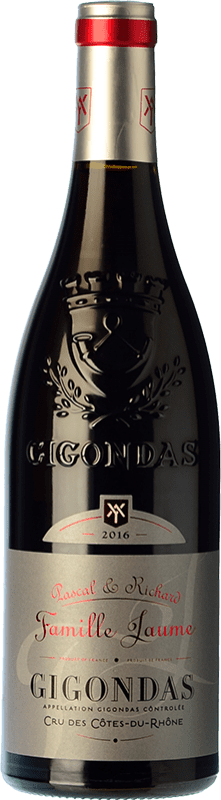 27,95 € Envoi gratuit | Vin rouge Jaume Famille Jaume Crianza A.O.C. Gigondas Rhône France Syrah, Grenache, Mourvèdre Bouteille 75 cl
