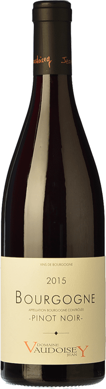 22,95 € Spedizione Gratuita | Vino Rosso Jean Vaudoisey Crianza — Invecchiato in Botte A.O.C. Bourgogne Borgogna Francia Pinot Nero 75 cl