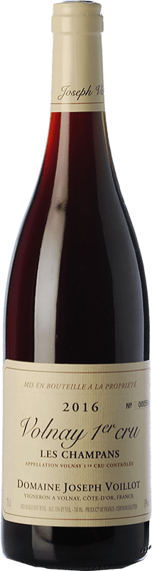 66,95 € Kostenloser Versand | Rotwein Voillot 1er Cru Les Champans Alterung A.O.C. Volnay Burgund Frankreich Pinot Schwarz Flasche 75 cl