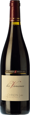 15,95 € Envoi gratuit | Vin Rouge Jourdan & Pichard Les Varesnes Crianza A.O.C. Chinon Loire France Cabernet Franc Eco — Biologique 75 cl