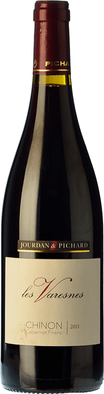 15,95 € Free Shipping | Red wine Jourdan & Pichard Les Varesnes Aged A.O.C. Chinon Loire France Cabernet Franc Bottle 75 cl