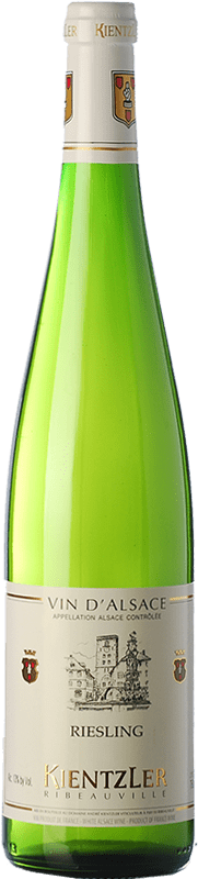 16,95 € Envío gratis | Vino blanco Kientzler A.O.C. Alsace Alsace Francia Riesling Botella 75 cl