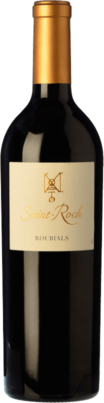 13,95 € Free Shipping | Red wine Domaine Lafage Château Saint-Roch Roubials Roble A.O.C. Côtes du Roussillon Roussillon France Grenache Bottle 75 cl
