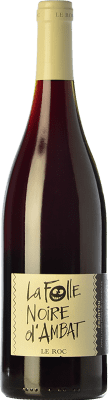 15,95 € Бесплатная доставка | Красное вино Le Roc La Folle Noire d'Ambat Дуб Франция бутылка 75 cl