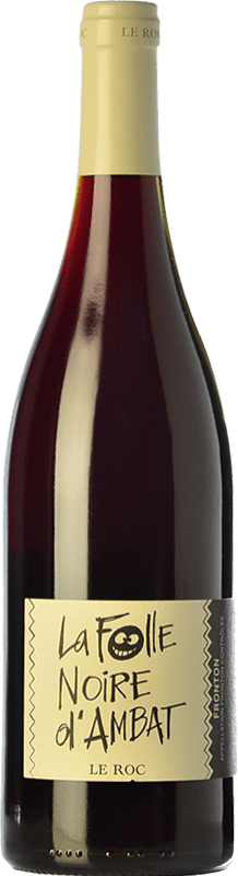 15,95 € Бесплатная доставка | Красное вино Le Roc La Folle Noire d'Ambat Дуб Франция бутылка 75 cl
