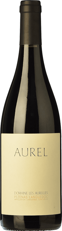 57,95 € Kostenloser Versand | Rotwein Domaine Les Aurelles Aurel Pezenas Rouge Jung A.O.C. Languedoc Languedoc Frankreich Grenache, Monastrell Flasche 75 cl